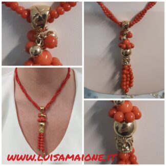 Collana di Corallo con ciondolo