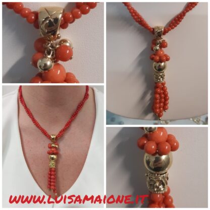 Collana di Corallo con ciondolo