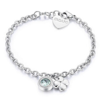 bracciale acciaio Sagapò Lucky Light