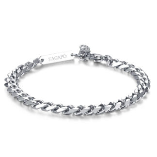 bracciale uomo a catena diamantata