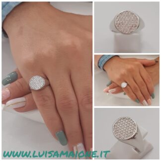 Anello donna Chevalier pavè zirconi- MIS 14-18