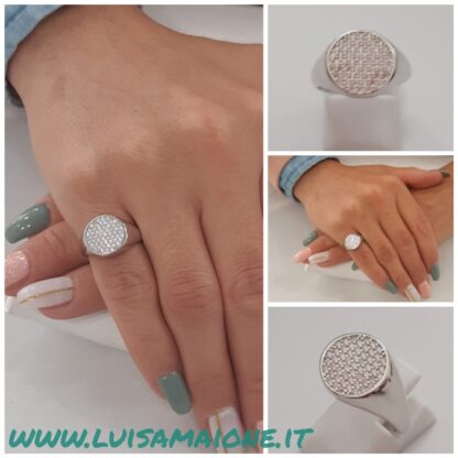 Anello donna Chevalier pavè zirconi- MIS 14-18