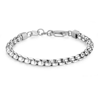 bracciale uomo satinato a catena