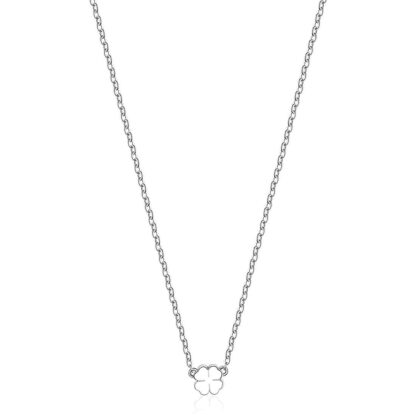 Collana donna terminale forma quadrifoglio
