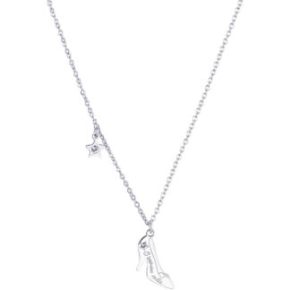 collana acciaio pendente frase