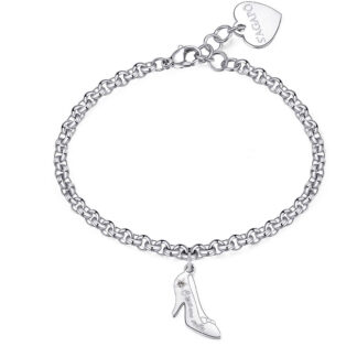 bracciale catena pendente scarpa