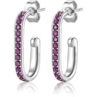 orecchini vibes cristalli fucsia