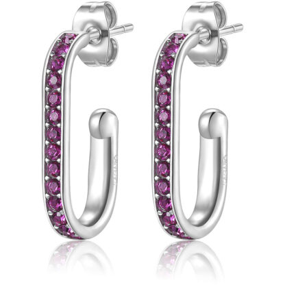 orecchini vibes cristalli fucsia