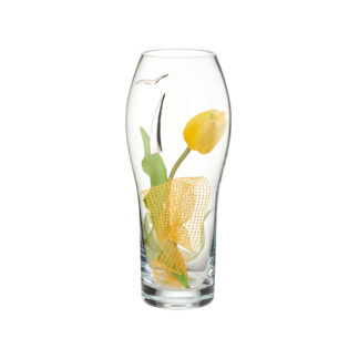 Acca vaso cristallo marina e argento