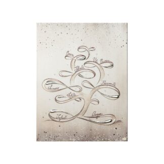 Quadro Simbolo Infinito con Cristalli – ACCA Legno e Argento 20x28 cm