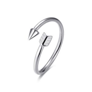 anello sagapo freccia color argento