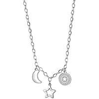 collana pendenti luna stella medaglia incisione