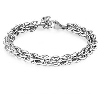 bracciale uomo catena maglia intrecci
