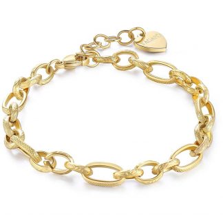 bracciale sagapo dorato con charm