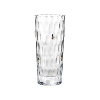 Vaso vetro e argento per arredo