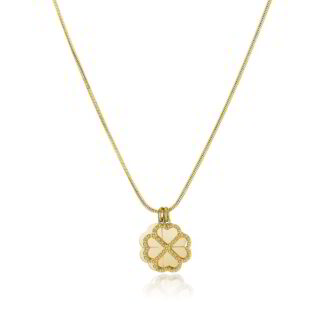 Collana Donna S'Agapò quadrifoglio dorato