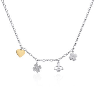 Collana HAPPY con charms