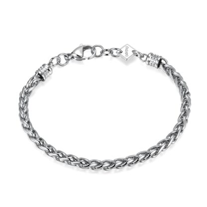 bracciale uomo catena spirale