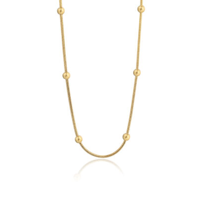 collana donna gioielli chunky dorata