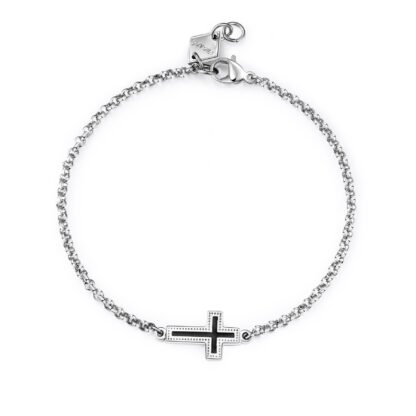 Bracciale CHARISMA Croce e smalto