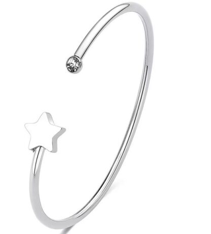 Bracciale rigido cristallo stella