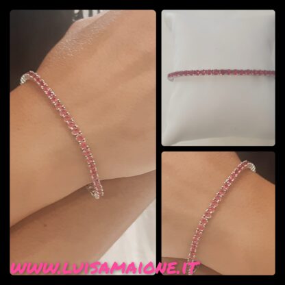 Bracciale Tennis Fashion Fucsia