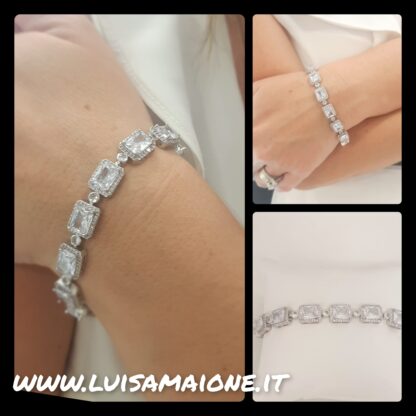 Bracciale riviere acciaio
