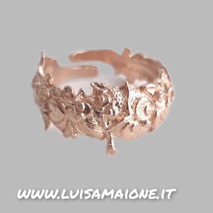 Anello Rosè Gufetti: Un Gioiello Simpatico e Portafortuna - immagine 2