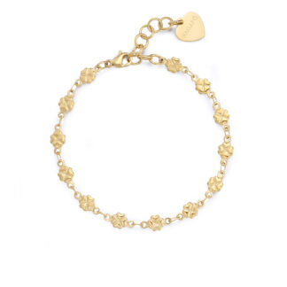Bracciale CHUNKY con Catena a Quadrifogli