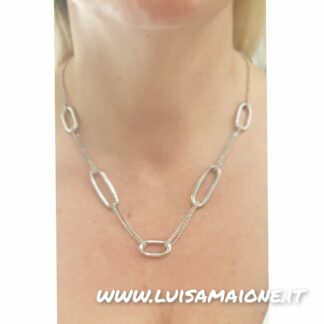 Collana Moderna in Argento 925