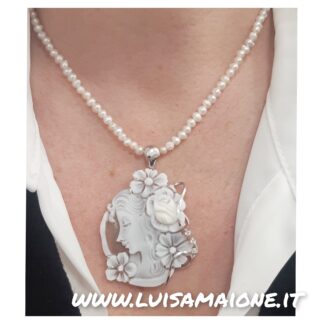 Collana Cammeo con Dama - Collezione Torre del Greco