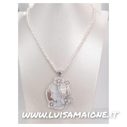 Collana Cammeo con Dama - Collezione Torre del Greco - immagine 2