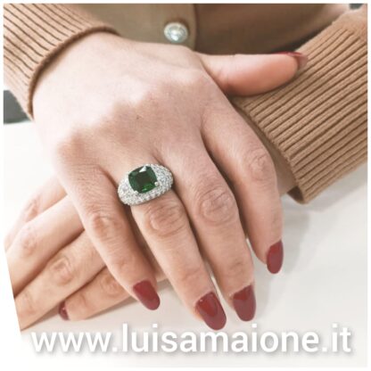 Anello Fascia Smeraldo - Luisa Maione Selection - immagine 3