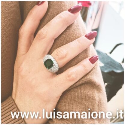 Anello Fascia Smeraldo - Luisa Maione Selection - immagine 4