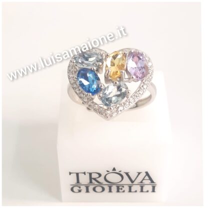 Anello Cuore Multicolor - Luisa Maione Selection - immagine 3