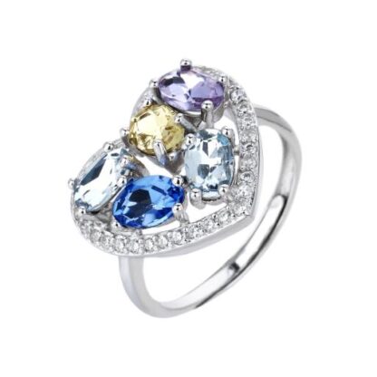 Anello Cuore Multicolor - Luisa Maione Selection - immagine 4