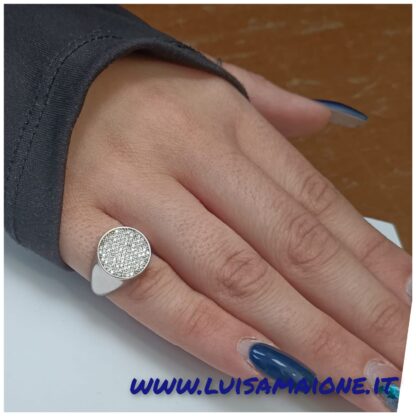 Anello Chevalier in Argento 925 Rodiato – Tererò - immagine 2