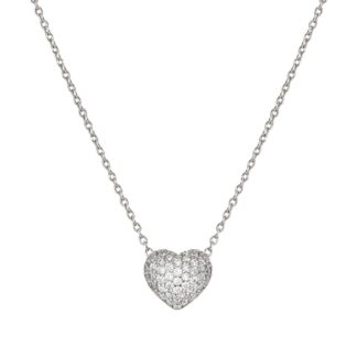 Collana Nomination LifePoetry in Acciaio con Pendente Cuore e Zirconi