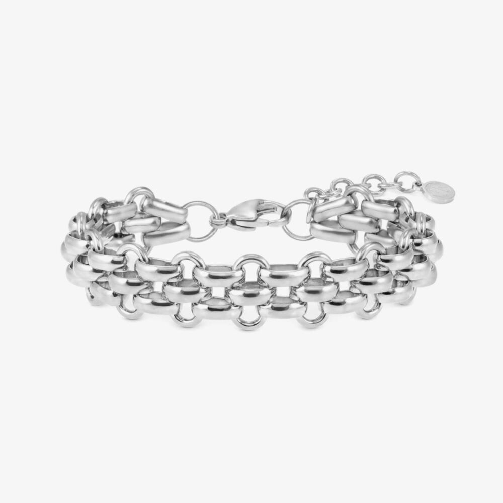 Bracciale Nomination Wear Style in Acciaio con Maglia Alternata