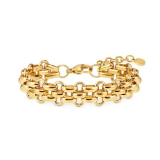 Bracciale Nomination Wear Style in Acciaio con Maglia Lavorata