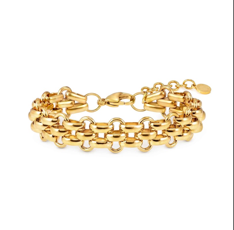 Bracciale Nomination Wear Style in Acciaio con Maglia Lavorata