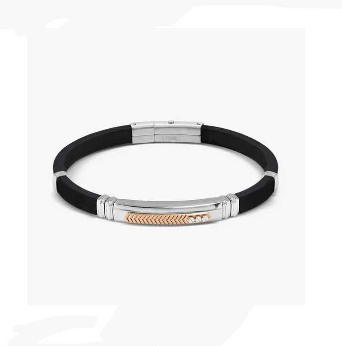 GY ACCIAIO PVD ROSA CAUCCIU' NERO NOMINATION BRACCIALE CITY ENERGY ACCIAIO PVD ROSA CAUCCIU' NERO