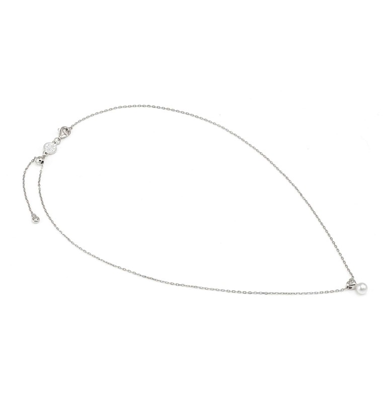 Bracciale/Collana Nomination Pearls Loop in Acciaio con Cuore e Perla - immagine 4